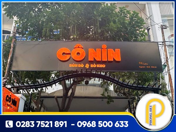 Biển hiệu hộp đèn LED