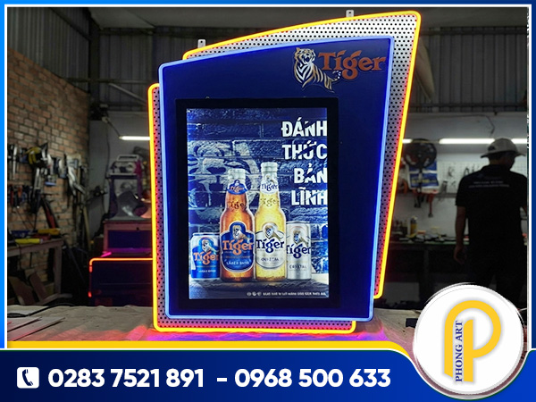 Lighted poster
